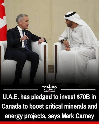 Prime Minister Mark Carney wrapped up his visit to Abu Dhabi with a major win: a pledged $70-billion investment from the U.A.E. to support Canada's critical minerals and energy sectors. The funding