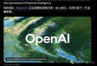 OpenAI招投行专家 年薪只给130万 评论区都嫌少