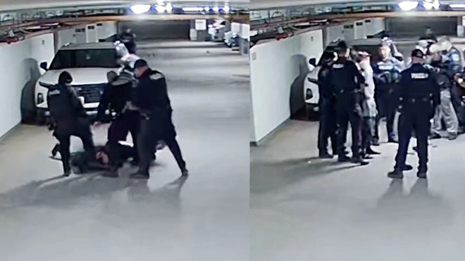 逮捕现场截图