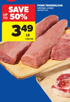 猪肉 TENDERLOIN, 2 PACK