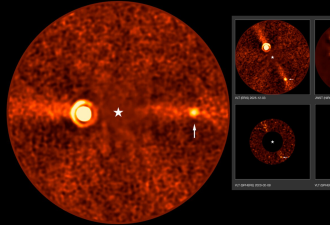 科学家在一颗年轻恒星旁发现微弱新行星