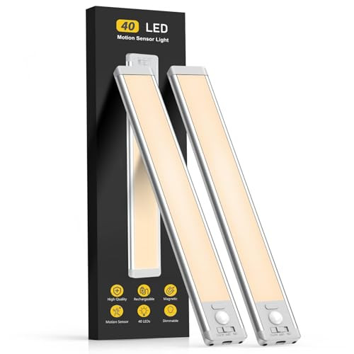 MCGOR 10inch Under Cabinet Lighting 2 Pack