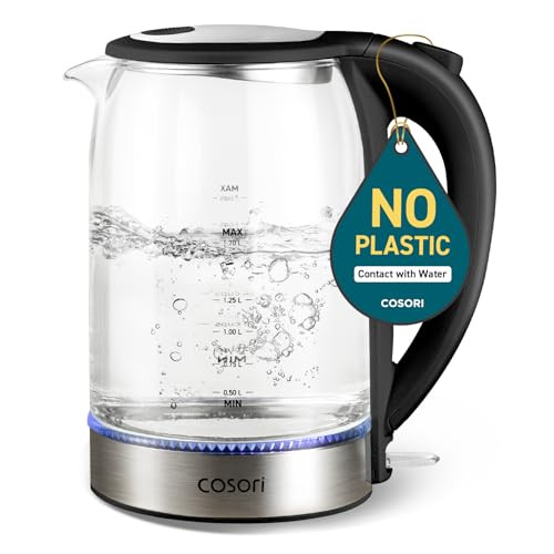 COSORI 1.7L 高硼硅玻璃电水壶