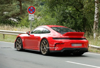 保时捷992.2 911 GT3特别版谍照曝光