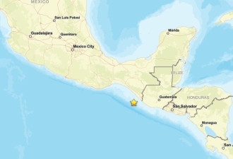 墨西哥海域7.3级浅层地震 美预警系统发海啸警报