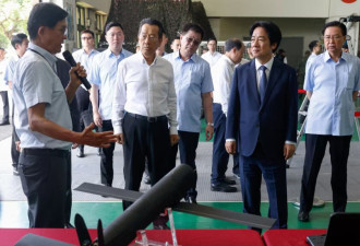 赖清德视察台湾无人机研发