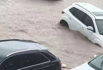 昆明大暴雨 半小时“太平新城”全泡在水里