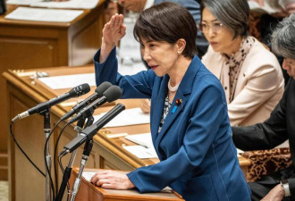 高市早苗支持率全面下滑 首次跌破5成