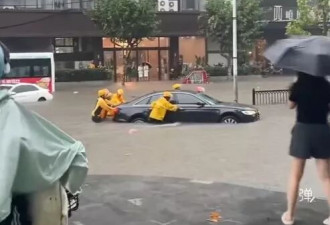 上海特大暴雨逼近"百年一遇" 市区惨变"沪上威尼斯"