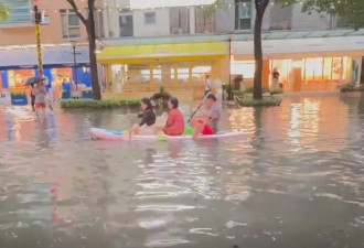 上海特大暴雨逼近"百年一遇" 市区惨变"沪上威尼斯"