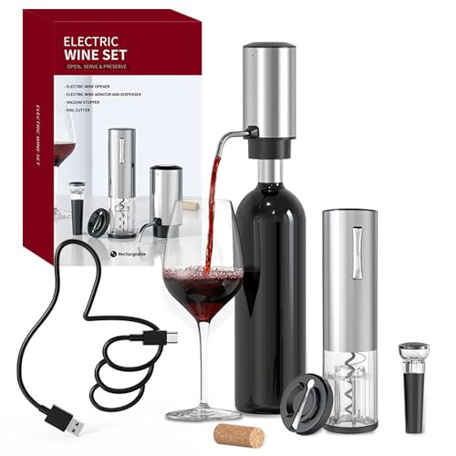 CIRCLE JOY Electric Bottle Opener Set