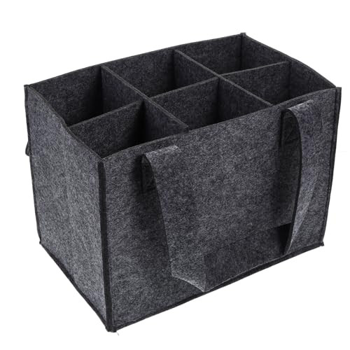Angoily Felt Wine Tote Bag