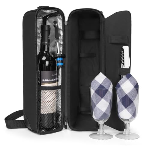 ALLCAMP Wine Gift Bag Black