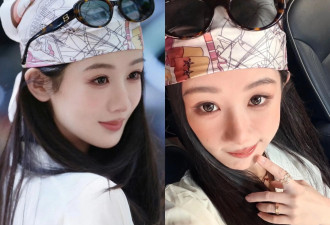 杨紫换了新造型美到认不出！戴真丝头巾穿搭在线，氛围感拉满！