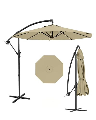 10FT Patio Umbrella Waterproof Heavy-Duty