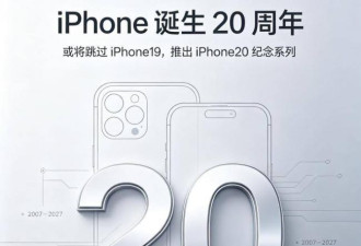 史上最大iPhone来了！iPhone20 Pro Max曝光