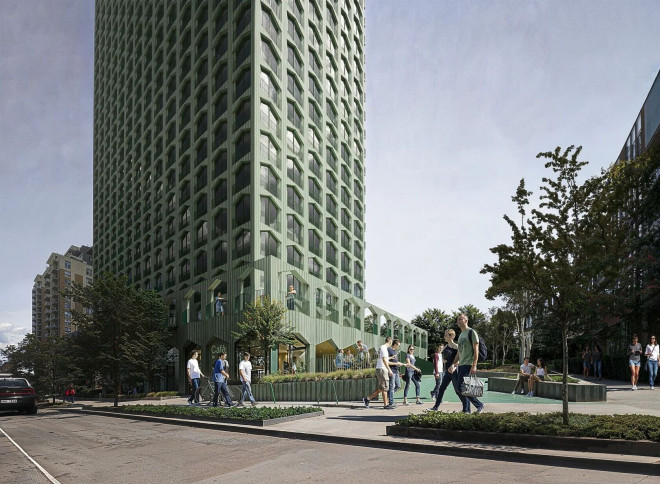 275 Merton St. 大楼外观效果图