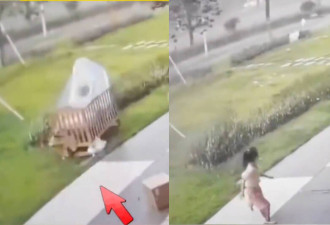 一名6岁女童惨遭台风吹走 惊悚画面曝光