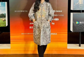 “郝蕾”留回长发后像换了个人，穿新中式好贵气，美到差点认不出