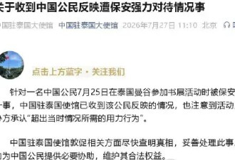 中国驻泰国大使馆回应粉丝被保安强力对待：已敦促相关方面尽快查明真相