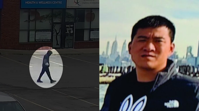 王姓男子（右）于 2022 年 11 月 12 日在警方接到 Midland Ave 和 Passmore Ave 一带的异常报警后被发现遇害。照片：多伦多警方。